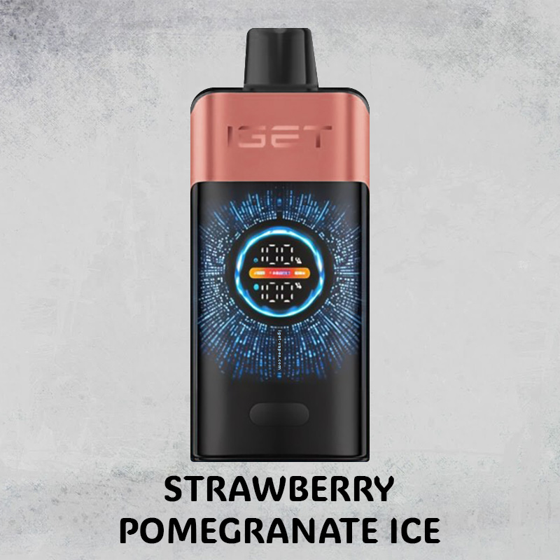 STRAWBERRY POMEGRANATE ICE – IGET ONE – 12000 PUFFS