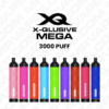 X-QLUSIVE MEGA – 3600 PUFFS – 10 PACK